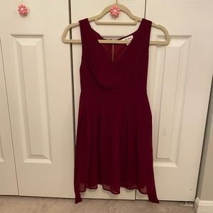 Maroon homecoming dress